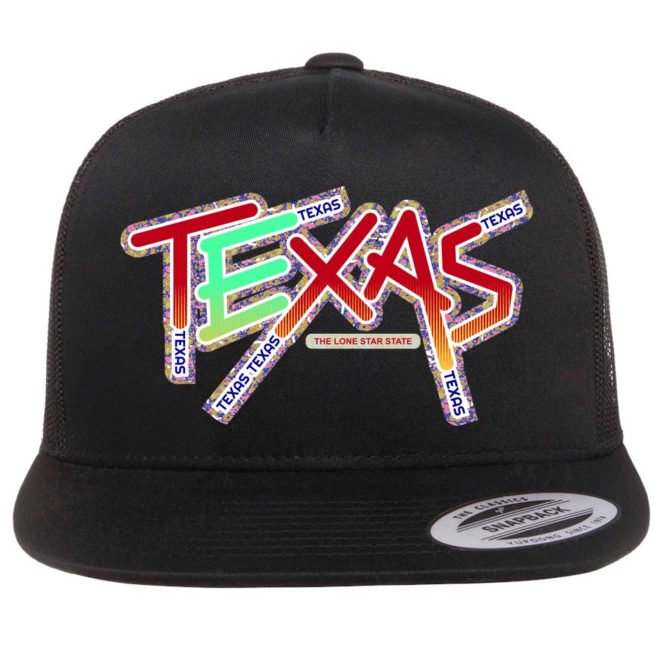 Texas Modern Logo Flat Bill Trucker Hat