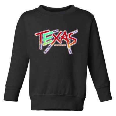 Texas Modern Logo Toddler Sweatshirt