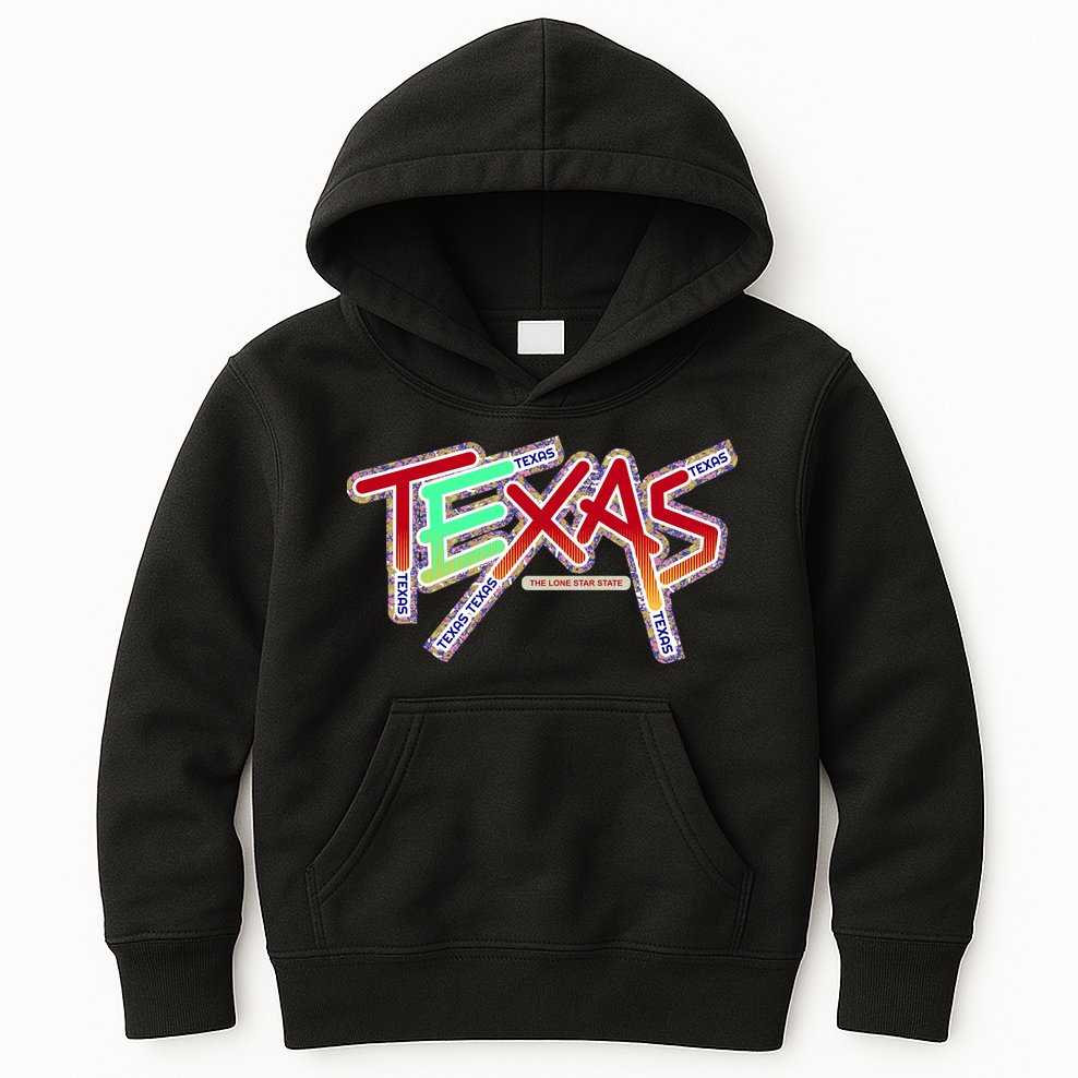 Texas Modern Logo Kids Hoodie