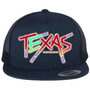 Texas Modern Logo Flat Bill Trucker Hat