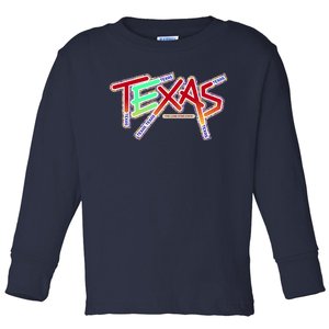 Texas Modern Logo Toddler Long Sleeve Shirt