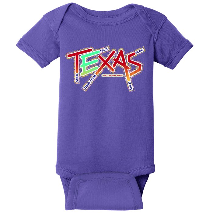 Texas Modern Logo Baby Bodysuit