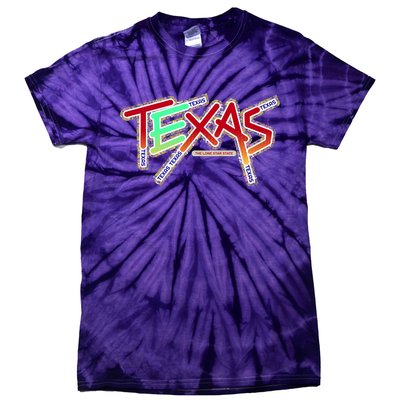 Texas Modern Logo Tie-Dye T-Shirt