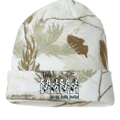 This Mama Loves Her Herd Mother's Day Cow Pattern Kati Licensed 12" Camo Beanie