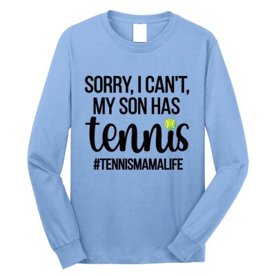 Tennis Mama Life Proud Tennis Mom Tennis Player Mom Gift Long Sleeve Shirt