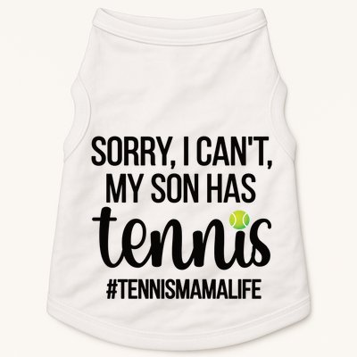 Tennis Mama Life Proud Tennis Mom Tennis Player Mom Gift Doggie Tank