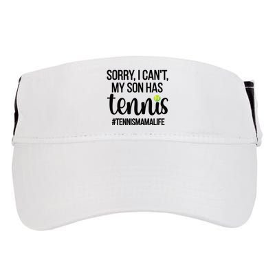 Tennis Mama Life Proud Tennis Mom Tennis Player Mom Gift Adult Drive Performance Visor