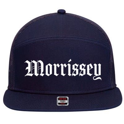 Team MORRISSEY Lifetime Member Family Last Name 7 Panel Mesh Trucker Snapback Hat