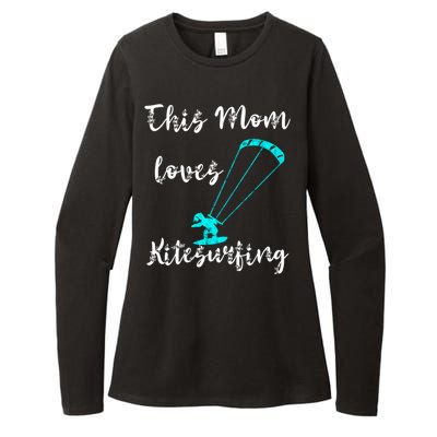 This Mom Loves Kitesurfing Kite Surfing Kiteboard Kitesurfer Meaningful Gift Womens CVC Long Sleeve Shirt