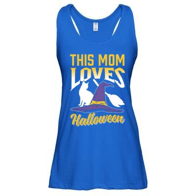 This Mom Loves Halloween Scary Cute Costume Halloween Mother Gift Ladies Essential Flowy Tank