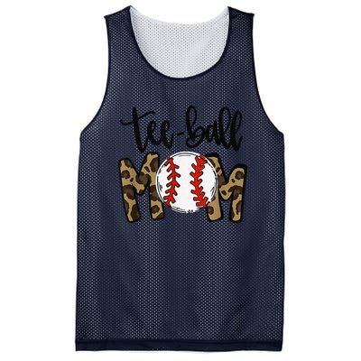 Teeball Mom Leopard Funny Ball Mom Mother's Day Mesh Reversible Basketball Jersey Tank