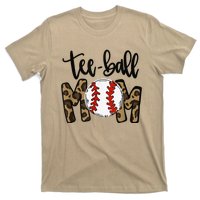 Teeball Mom Leopard Funny Ball Mom Mother's Day T-Shirt