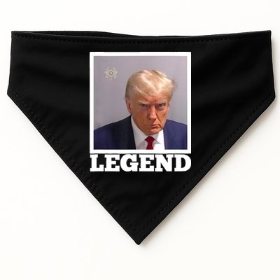 TRUMP MUGSHOT LEGEND President Trump 2024 Fulton USA-Made Doggie Bandana