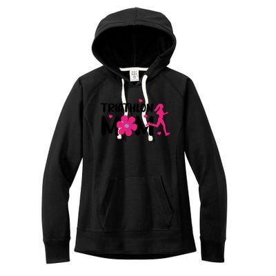 Triathlon Mom Like A Normal Mom Just Way More Awesome Sport Gift Women's Fleece Hoodie