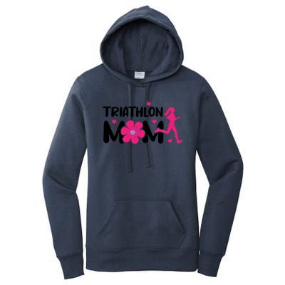 Triathlon Mom Like A Normal Mom Just Way More Awesome Sport Gift Women's Pullover Hoodie