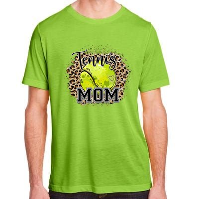 Tennis Mom Leopard Tennis Lovers Mother's Day Cute Gift Adult ChromaSoft Performance T-Shirt