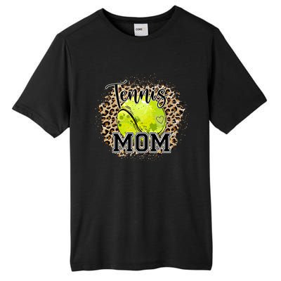 Tennis Mom Leopard Tennis Lovers Mother's Day Cute Gift Tall Fusion ChromaSoft Performance T-Shirt