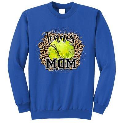 Tennis Mom Leopard Tennis Lovers Mother's Day Cute Gift Sweatshirt