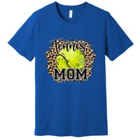 Tennis Mom Leopard Tennis Lovers Mother's Day Cute Gift Premium T-Shirt