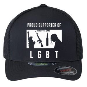 Tom Macdonald L G B T Proud Supporter Flexfit Unipanel Trucker Cap