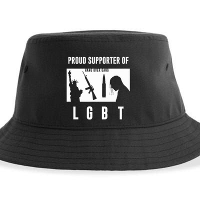 Tom Macdonald L G B T Proud Supporter Sustainable Bucket Hat