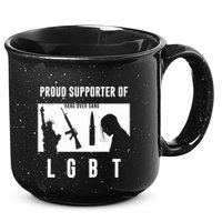 Tom Macdonald L G B T Proud Supporter 15oz Campfire Ceramic Mug