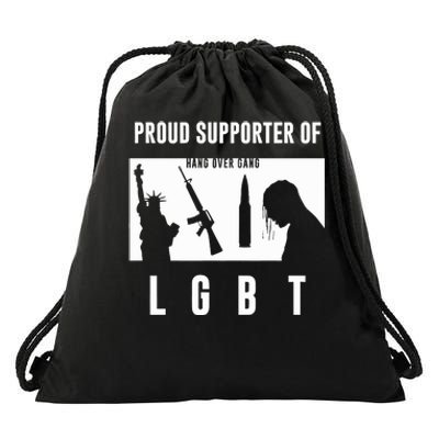 Tom Macdonald L G B T Proud Supporter Drawstring Bag