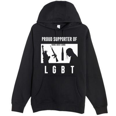 Tom Macdonald L G B T Proud Supporter Premium Pullover Hoodie