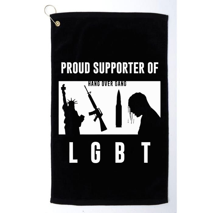 Tom Macdonald L G B T Proud Supporter Golf Towel