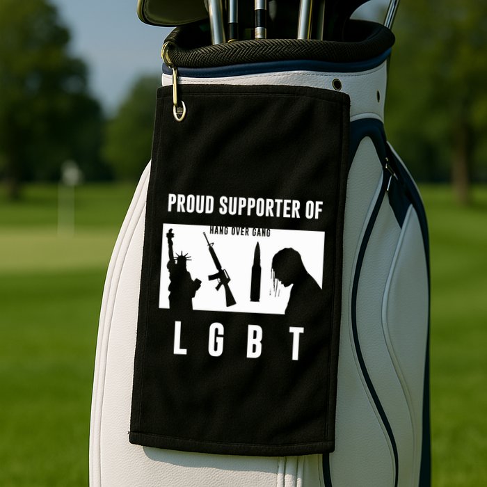 Tom Macdonald L G B T Proud Supporter Golf Towel