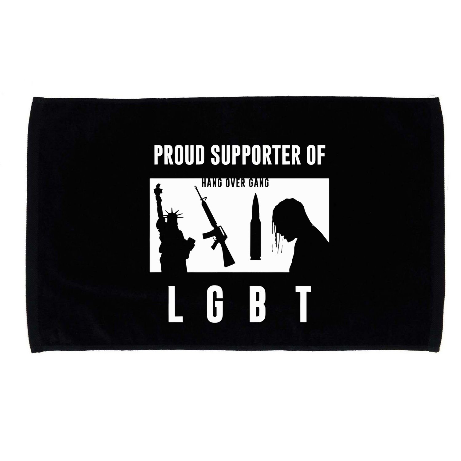 Tom Macdonald L G B T Proud Supporter Microfiber Hand Towel