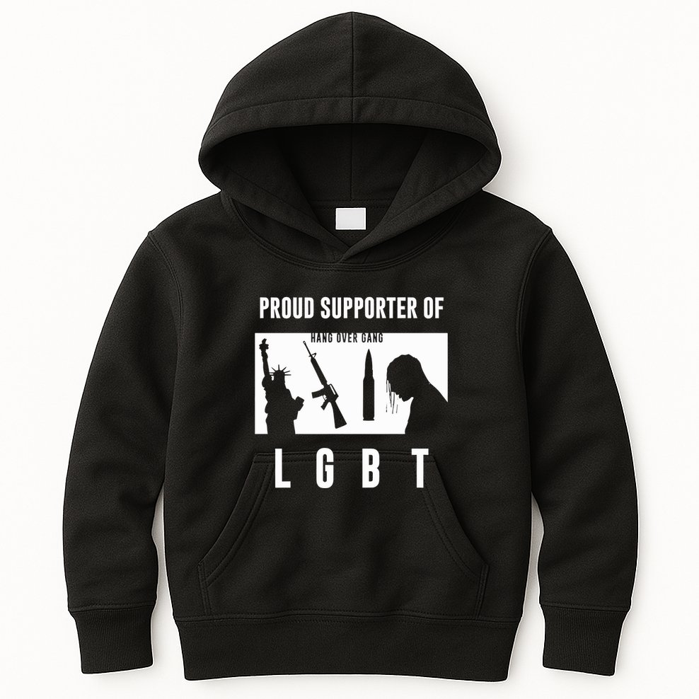 Tom Macdonald L G B T Proud Supporter Kids Hoodie