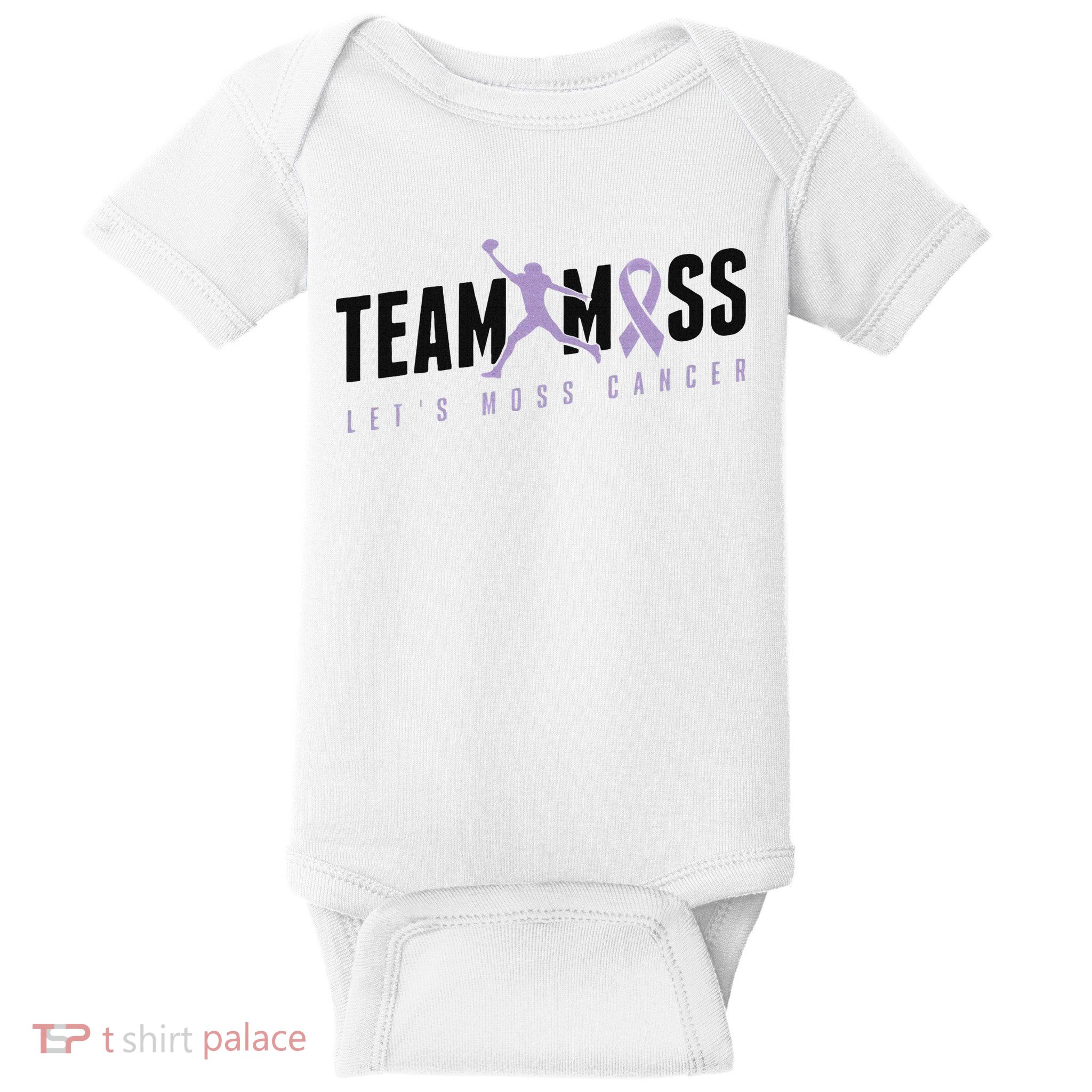 Team Moss Let’S Moss Cancer Team Moss Let’S Moss Cancer Baby Bodysuit