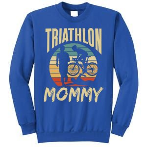 Triathlon Mommy Lover Sport Triathlete Mom Mother Mama Gift Sweatshirt