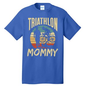 Triathlon Mommy Lover Sport Triathlete Mom Mother Mama Gift Tall T-Shirt