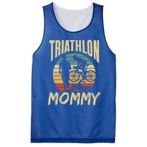 Triathlon Mommy Lover Sport Triathlete Mom Mother Mama Gift Mesh Reversible Basketball Jersey Tank