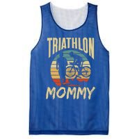 Triathlon Mommy Lover Sport Triathlete Mom Mother Mama Gift Mesh Reversible Basketball Jersey Tank