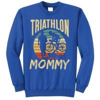 Triathlon Mommy Lover Sport Triathlete Mom Mother Mama Gift Tall Sweatshirt