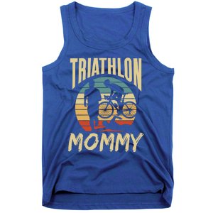 Triathlon Mommy Lover Sport Triathlete Mom Mother Mama Gift Tank Top