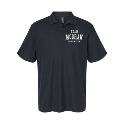 Team MCGRAW Lifetime Member Family Last Name Softstyle Adult Sport Polo