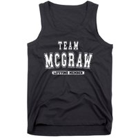 Team MCGRAW Lifetime Member Family Last Name Tank Top