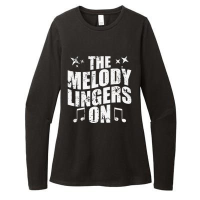 The Melody Lingers On Womens CVC Long Sleeve Shirt