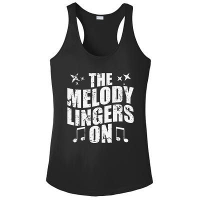 The Melody Lingers On Ladies PosiCharge Competitor Racerback Tank