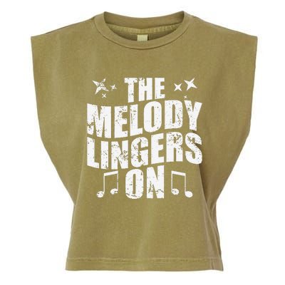 The Melody Lingers On Garment-Dyed Women's Muscle Tee