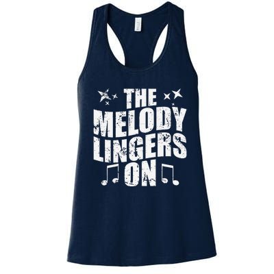 The Melody Lingers On Women's Racerback Tank