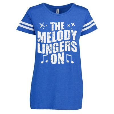 The Melody Lingers On Enza Ladies Jersey Football T-Shirt