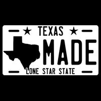 Texas Made Lone Star License Plate Cooling Performance Crew T-Shirt