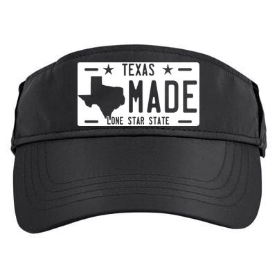 Texas Made Lone Star License Plate Adult Drive Performance Visor