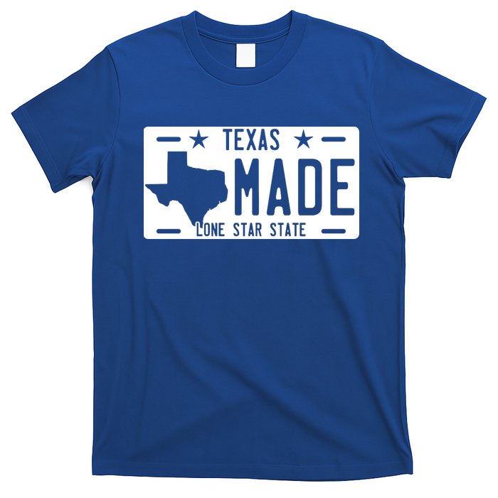Texas Made Lone Star License Plate T-Shirt