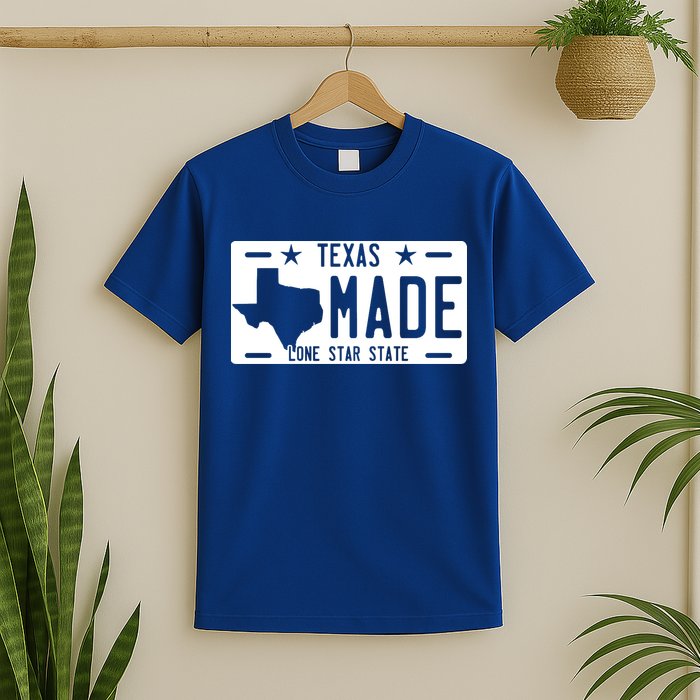 Texas Made Lone Star License Plate T-Shirt